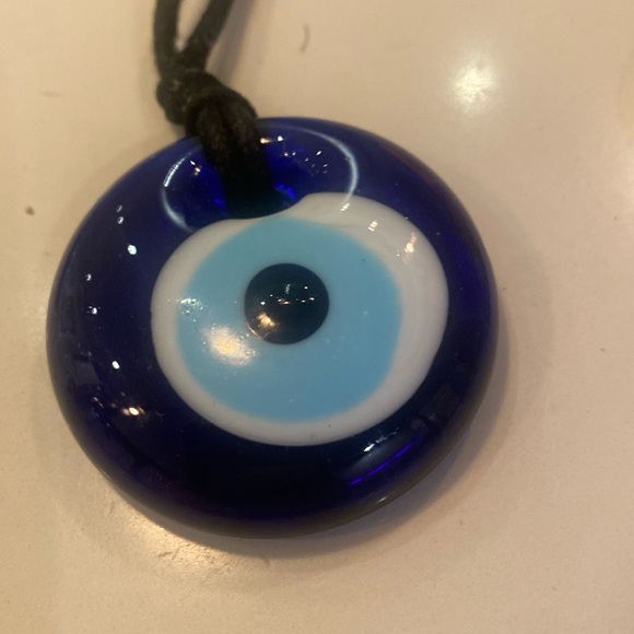 Bundle of 3 Necklace 🧿 Evil Eye Hand-Blown Glass Necklaces Boho - Picture 4 of 7